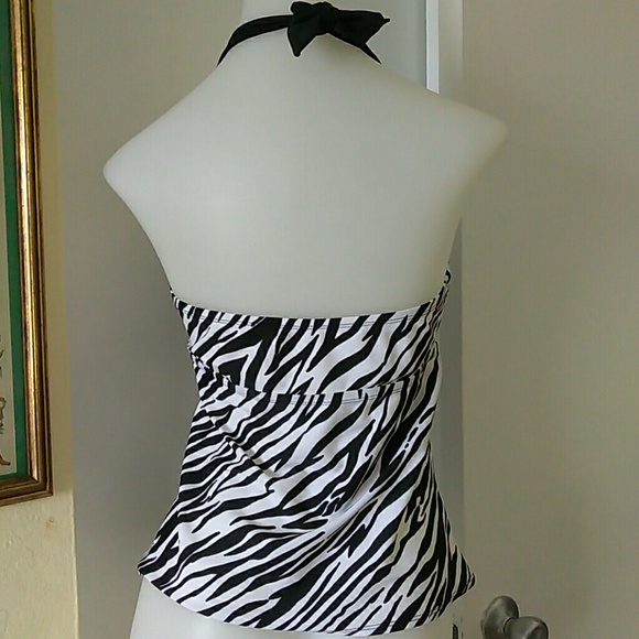 ZEBRA HALTERKINI SWIM MERONA. - Picture 2 of 7